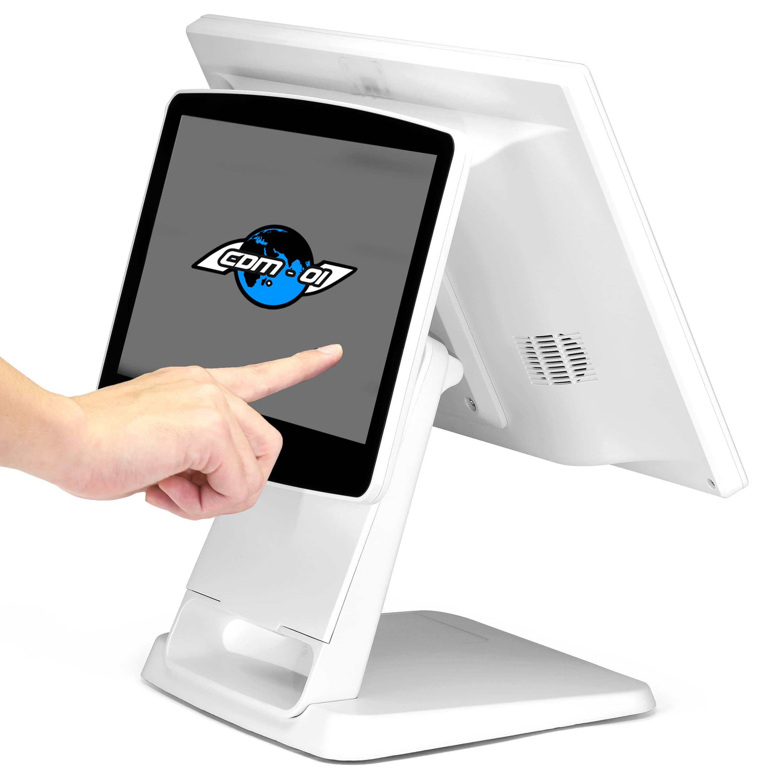 Illustration caisse tactile et CAISSENET
